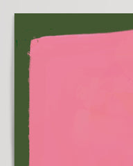 After Hover: Abstrakte Kunst - Olive Meets Pink No. 2