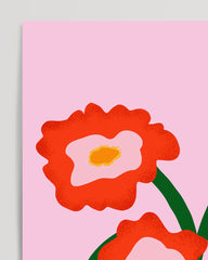 After Hover: Flower Shapes - Grafische Blumenvase mit Muster