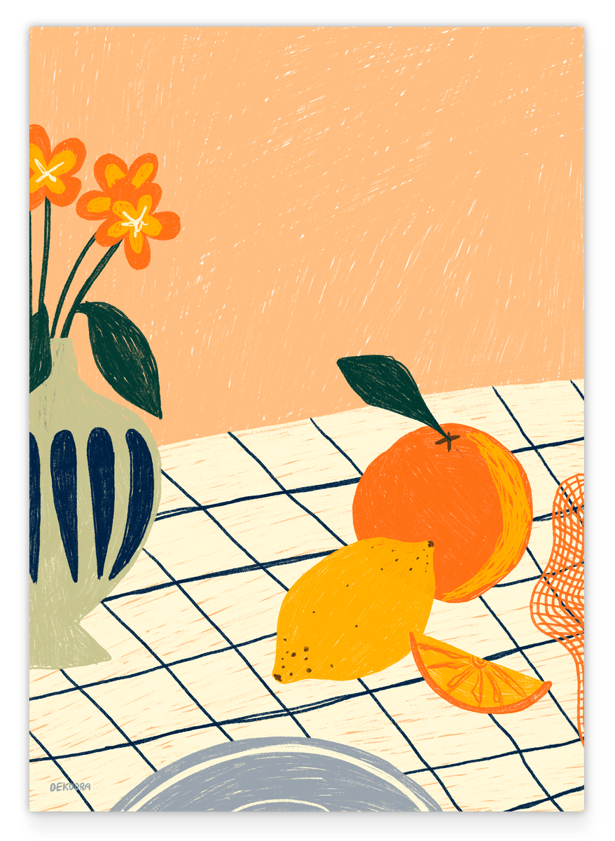 Lemon Love & Orange Oasis - Sommer Stillleben