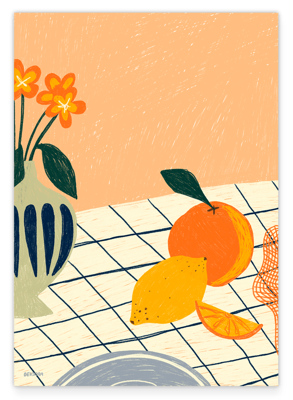 Lemon Love & Orange Oasis - Sommer Stillleben