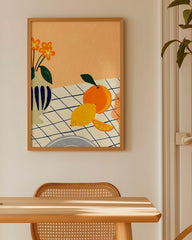 After Hover: Lemon Love & Orange Oasis - Sommer Stillleben