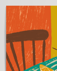 After Hover: Le Homard - Lobster Dinnersetting in Grün