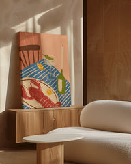 After Hover: Salty Selection - Hummer Dinnertable in Blau