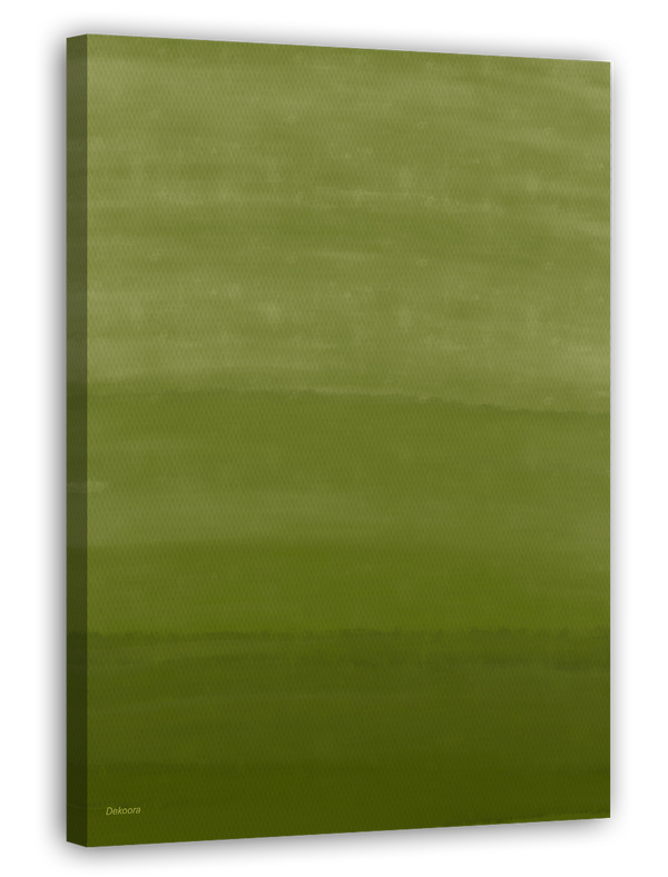 Modern Moss - Malerei in Moosgrün