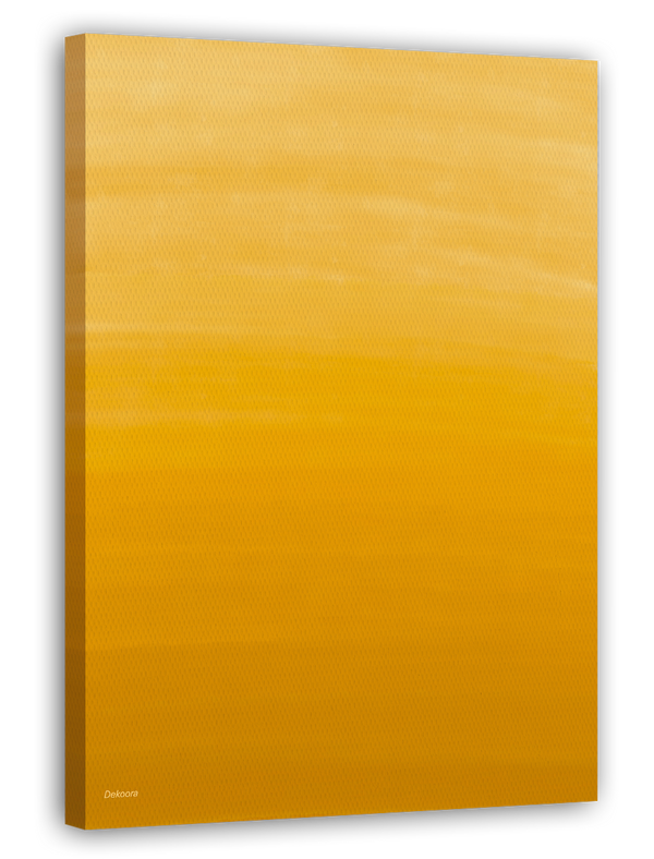 Golden Glow - Malerei in Senfgelb