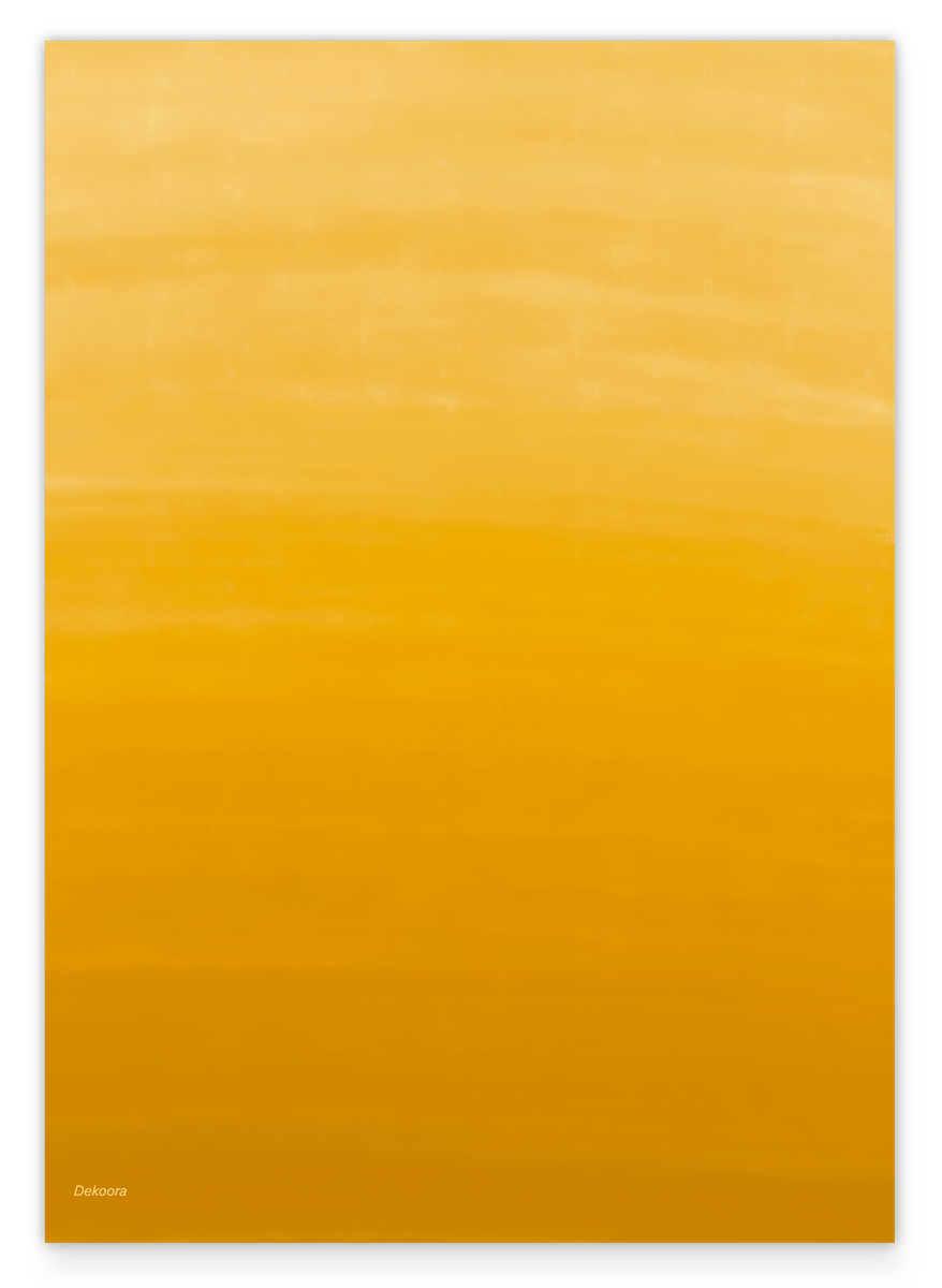 Golden Glow - Malerei in Senfgelb