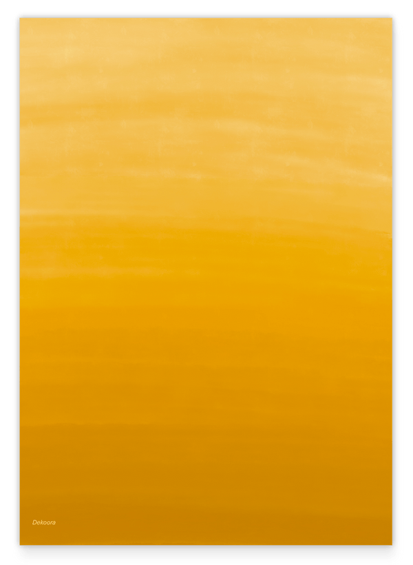 Golden Glow - Malerei in Senfgelb