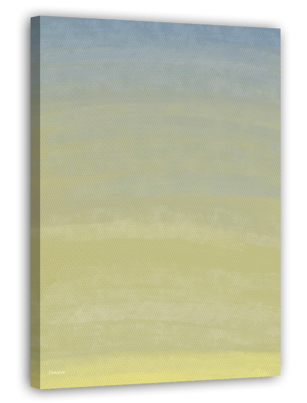 From Blue to Green - Malerei mit Farbverlauf