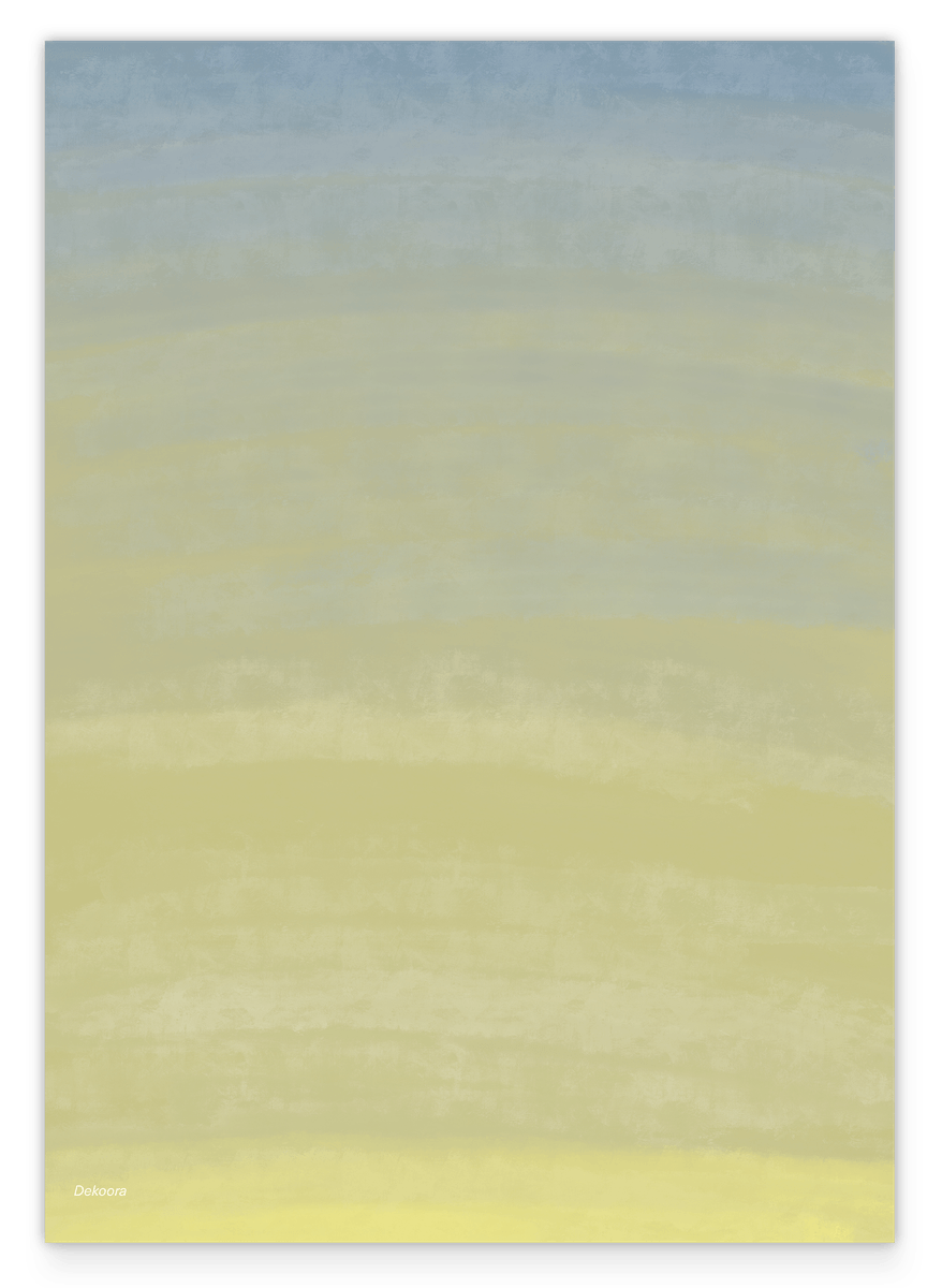 From Blue to Green - Malerei mit Farbverlauf