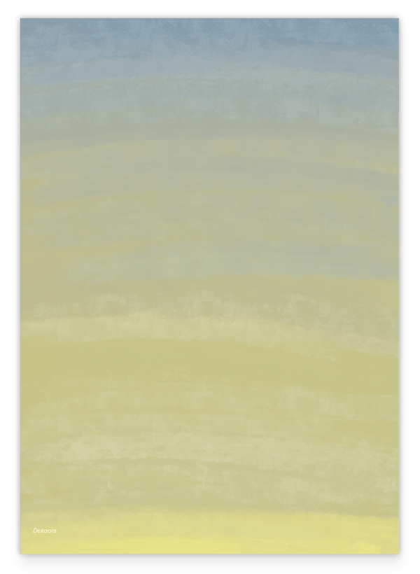 From Blue to Green - Malerei mit Farbverlauf