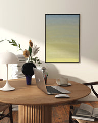 After Hover: From Blue to Green - Malerei mit Farbverlauf