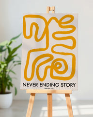 After Hover: "Never Ending Story" in Gelb