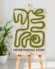 After Hover: "Never Ending Story" in Grün