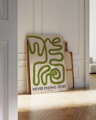 After Hover: "Never Ending Story" in Grün