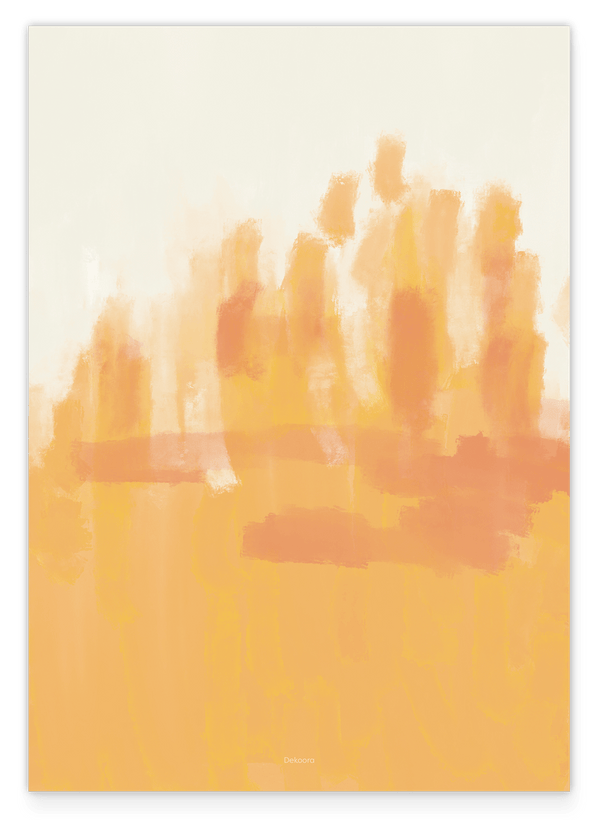 Abstrakte Kunst "Orange Art"