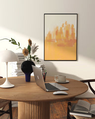 After Hover: Abstrakte Kunst "Orange Art"