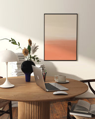 After Hover: Modern Brushstrokes in Blush