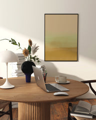 After Hover: Mystical Meadow - Abstrakte Kunst in Grün