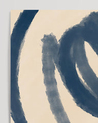 After Hover: "Indigo Ink" Line Art Kunst