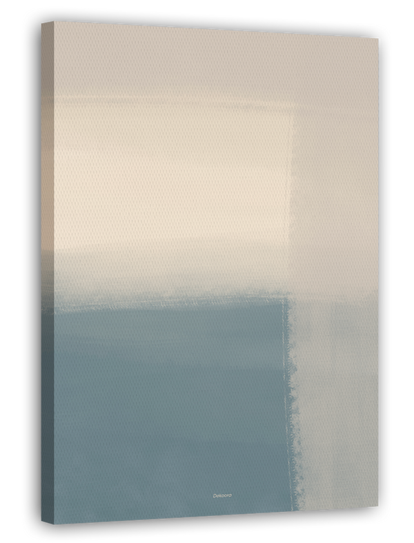 Calming Charcoal I - Abstrakte Malkunst in Grau