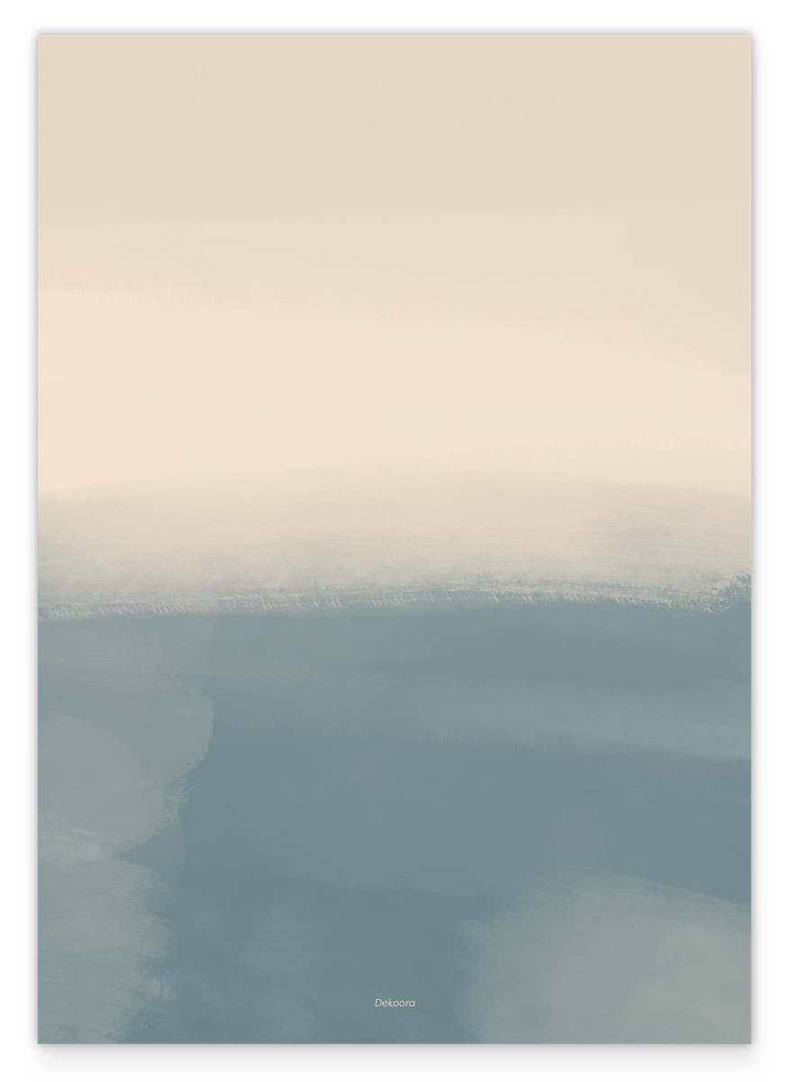 Calming Charcoal II - Abstrakte Malkunst in Grau