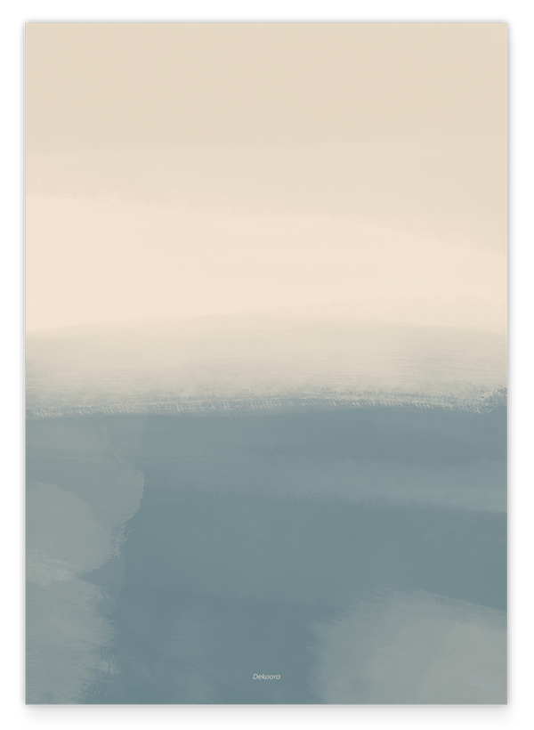 Calming Charcoal II - Abstrakte Malkunst in Grau