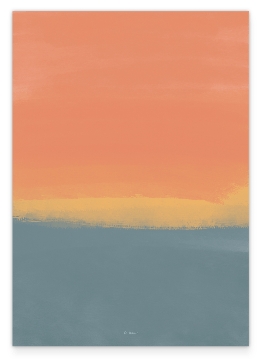 Coral Crush (1/3) - Abstrakte Wandkunst