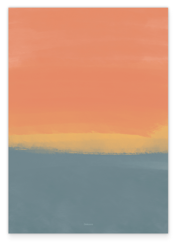 Coral Crush (1/3) - Abstrakte Wandkunst