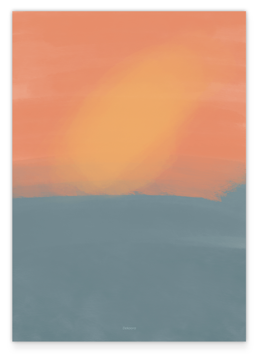 Coral Crush (2/3) - Abstrakte Wandkunst