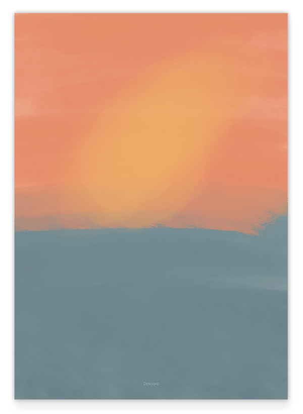 Coral Crush (2/3) - Abstrakte Wandkunst