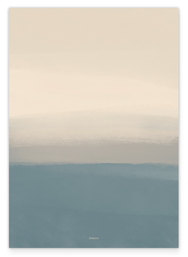 Calming Charcoal III - Abstrakte Malkunst in Grau