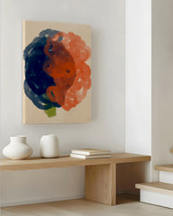 After Hover: Bold Blooms - Abstrakte Blumenzeichnung mit Kreisen