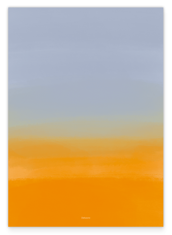 Midnight & Mango - Farbverlauf in Blau und Orange