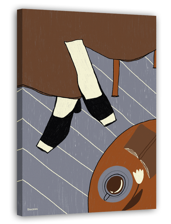 Step into Style - Frauenschuhe am Kaffeetisch