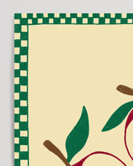 After Hover: Apfelliebe - Illustration in Grün und Rot