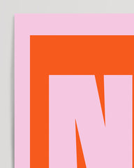 After Hover: Na und? - Moderne Typografie in Orange