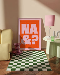 After Hover: Na und? - Moderne Typografie in Orange