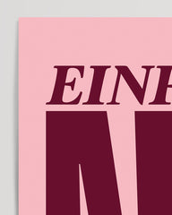 After Hover: Einfach Nö - Typografie in Dunkelrot
