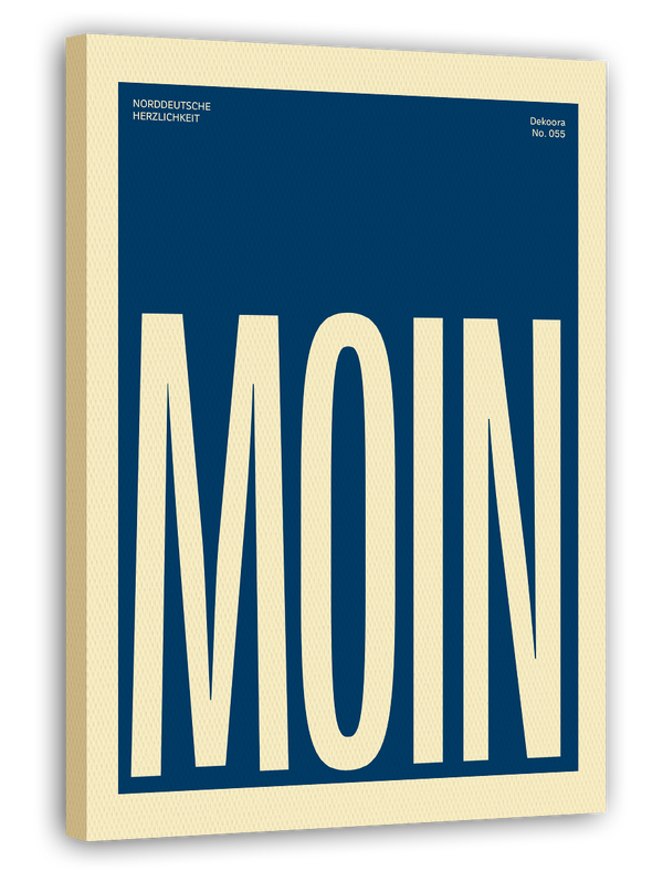 Moin - Norddeutsche Herzlichkeit in Blau