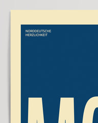 After Hover: Moin - Norddeutsche Herzlichkeit in Blau