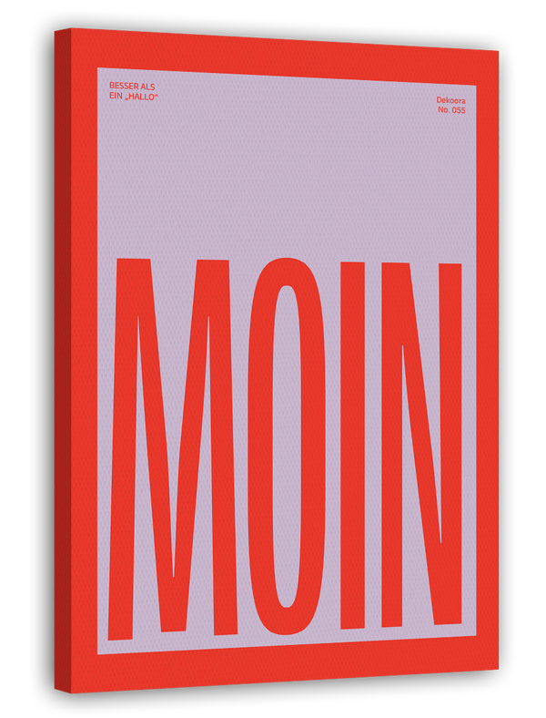 "Moin" in Rot - Besser als ein Hallo