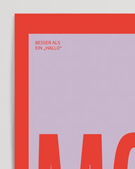 After Hover: "Moin" in Rot - Besser als ein Hallo