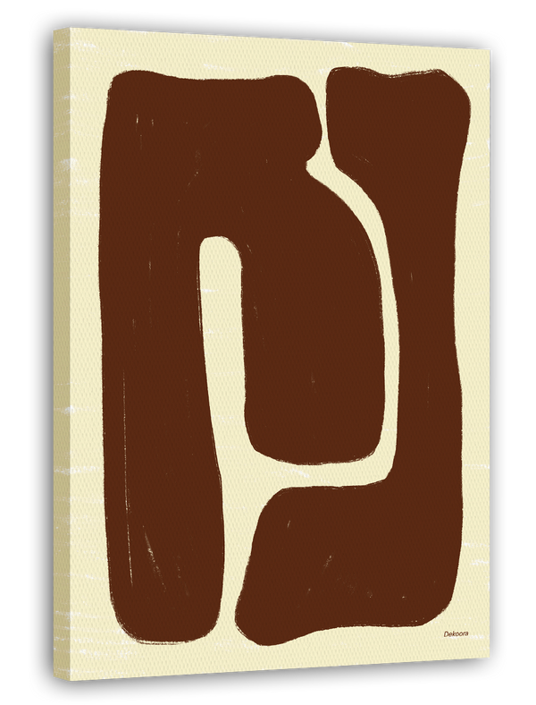 Modest Mocca: Organische Formen in Braun