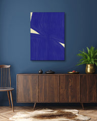 After Hover: Beaming Blue: Minimal Art No. 1