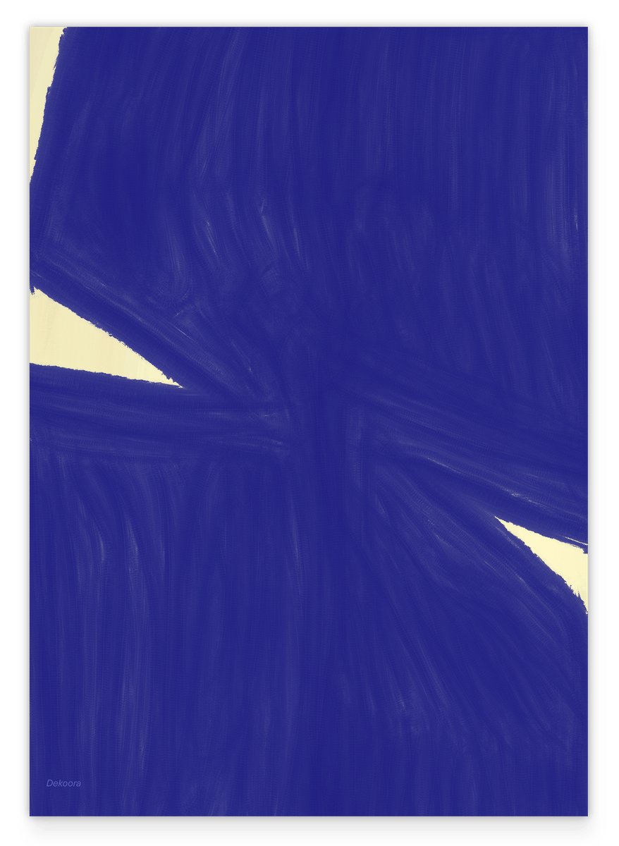Beaming Blue: Minimal Art No. 1