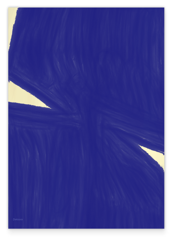 Beaming Blue: Minimal Art No. 1