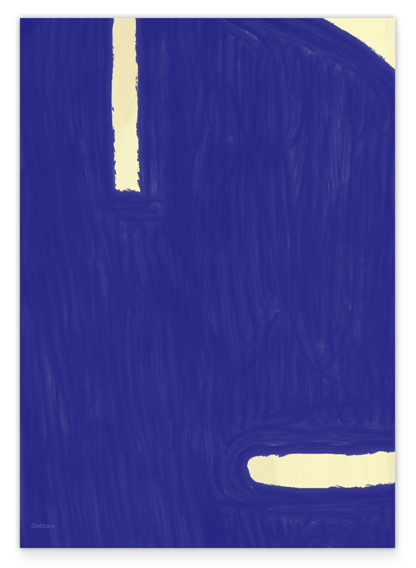 Beaming Blue: Minimal Art No. 2