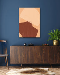 After Hover: Brown Balance: Ensemble abstrakter Formen