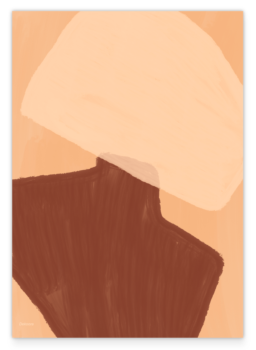 Brown Balance: Ensemble abstrakter Formen