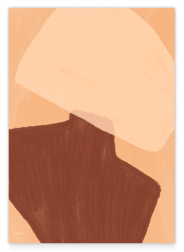 Brown Balance: Ensemble abstrakter Formen